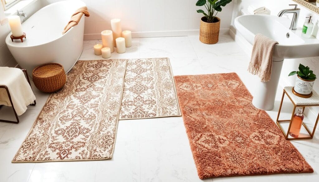 bathroom rug patterns bathroom rug patterns