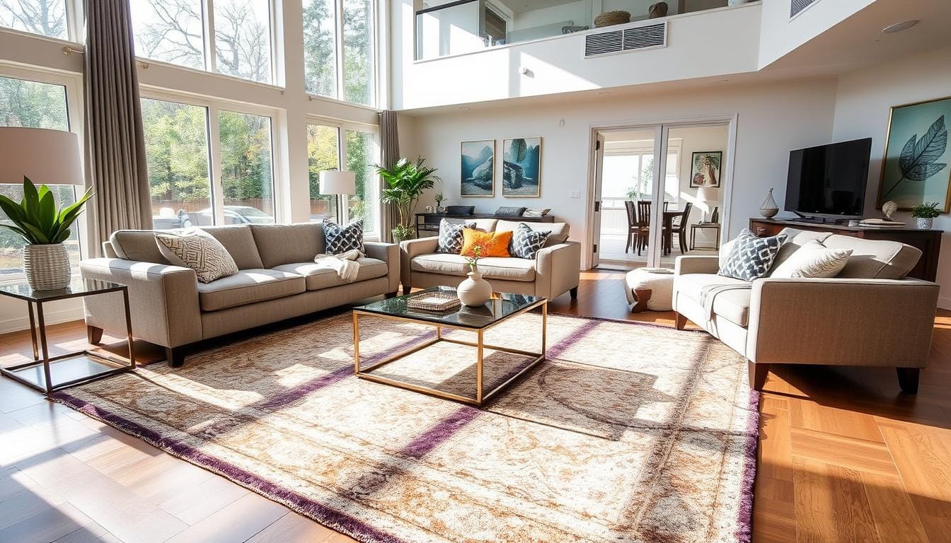How to Choose the Perfect Size for a Round Rug in Your Living Room