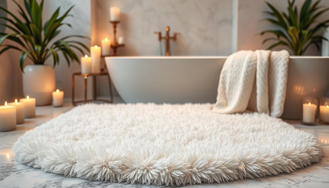luxury bathroom rug
