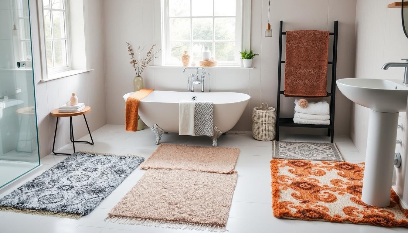 washable bathroom rugs
