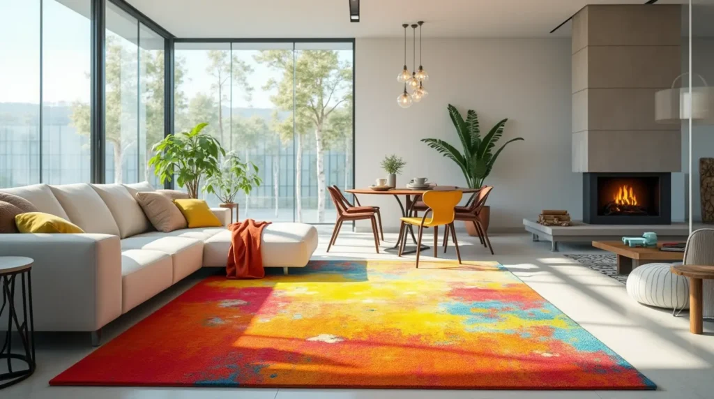 Choosing the Perfect Bright Coloured Rug Bright Coloured Rug